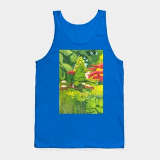 Fletcher Moss Botanical Garden Watercolour Tank Top